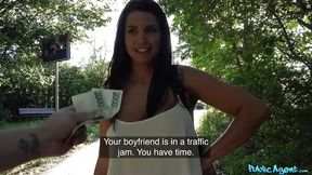 : Chloe Lamour's Big Tits Get Hammered Outdoors
