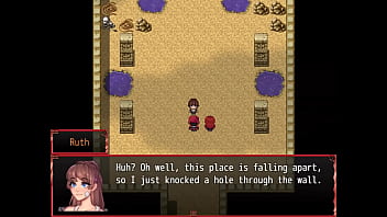 Busty anime babe gives best thighjob in episode 13 of Harem In Another World game
