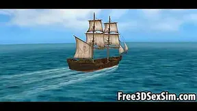 Ebony Beauty Rides Wild Surf Sex Waves With Busty Babe On Shore