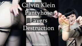 Calvin Klein Pantyhose Layer Destruction