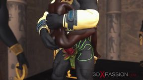 Anubis The God Of Fucks An Ebony Egyptian Slave With Demon Cock