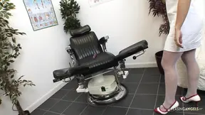 Nurse caught masturbating with glass toy before riding stiff pecker