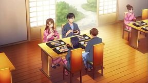 Japanese wife gets hot public creampie in hot springs of infidelity