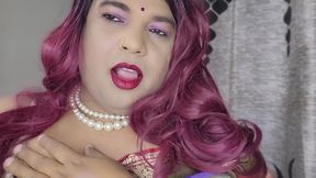 My Greeen Saree Thank You Fan