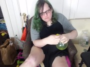 Smoking to my Noise music and Condom balloon popping