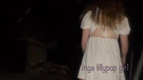 Charming Nymphomaniac Without Panties in Public