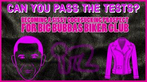 becoming a sissy cocksucking prospect for big bubbas biker club