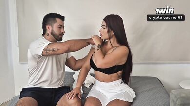 My horny coach turns me on so much I make him cum in my delicious ass - ALEJANDRA PALACIOS