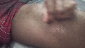 Spilling load on my own skin!