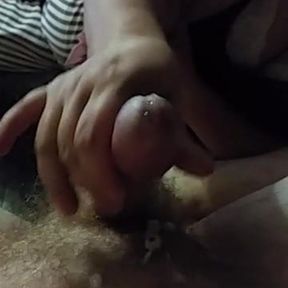 Wife jerking me off until I cum