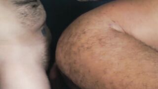 After nipple licking BJ hairy hunks have a hardcore bareback