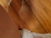 POV Overflowing Diaper Piss