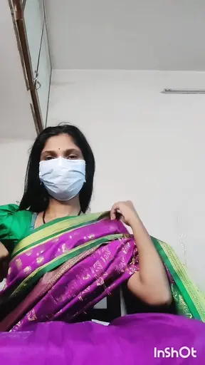 Desi Shivani Bhabhi Horny in Pink Sari