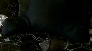 Black guy solo webcam wanking