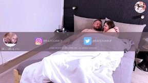 Real MILF wife gets fucked in the ass before bed