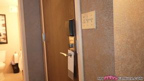 Hurry, While My StepMom is in Hotel Shower! - WMV HD