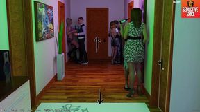 MILF and college students get naughty at a wild party