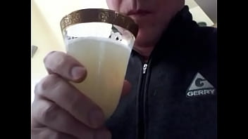 Jbarths  drinking  8 ounces  of  my  own  cum