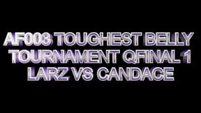 AFF003 quarterfinal #1 Candace vs Larz