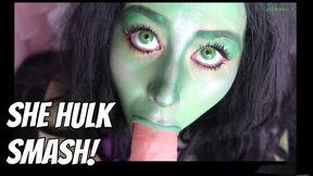 INCREDIBLE HULK SMASH COSPLAY