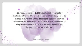 Femdom JOI Mean Denial Part 7