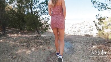 Our friend showed us the city but we make public sex on the side of the road! Amateur Couple LeoLulu