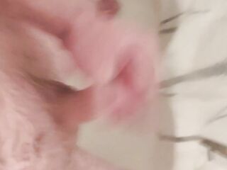 Sligin' jizz in the shower