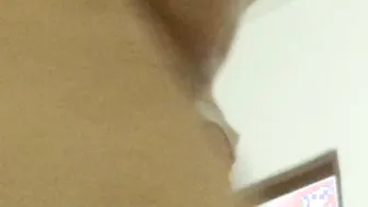 Twink strokes his cock and toys his tight ass