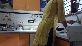 Indian Maid Aunty Big Ass Sucking and Anal Sex with Owner