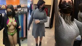 me voy a comprar ropa a una tienda