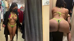 me voy a comprar ropa a una tienda