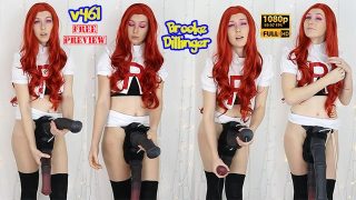 Kink fetischfilm där Jessie cosplayer knullar sig själv