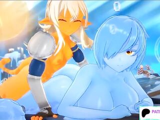 CYTE FUTA SLIME ANGEL SCREW IN THE DUNGEON MANGA 60FPS