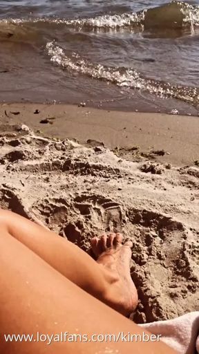 Toes in the sand