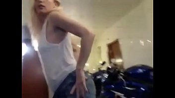 dumb ex girlfriend gets fucked by her stepdad&#039_s cock on webcam