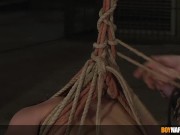 Dominant Sean Taylor torments submissive bottom Casper Ellis