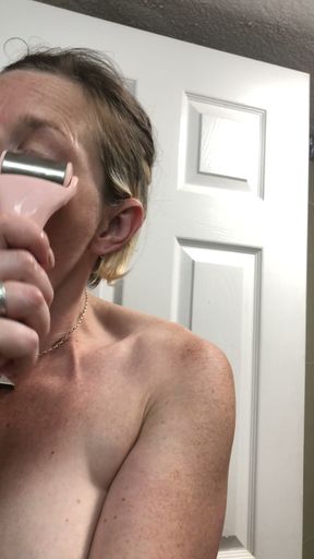 Fancy a chat whilst I strip off and stand butt naked in the bathroom?