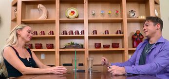 Strip poker with hot MILF Pristine Edge turned to hardcore fucking