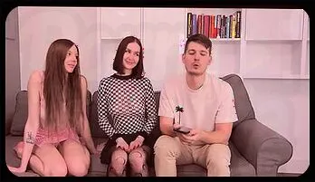 Strip Rock Paper Scissors Tease: Afton Opal & Celestina Blooms Get Seductive