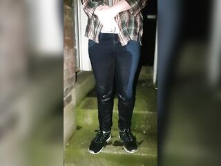 ⭐ Sexy Jeans Pissing Compilation! 25 minutes of non stop pee fun and rewetting taut jeans!