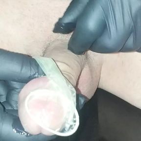 Injected into a user condom with three loads of foreign sperm