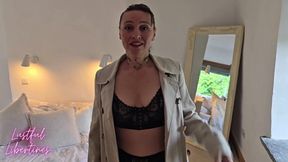 Lustful Libertines' natural tits and hairy pussy get neglected by stepmom in a homemade creampie video