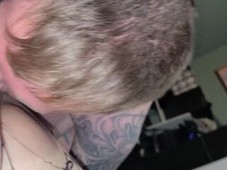 Large titty emo girlfriend sucks poprocks off my weenie