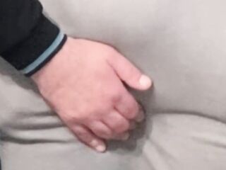 Curly Snatch Fingered by Stranger in Crowded Subway