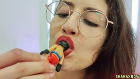 vore fetish playmobil figurine uvula eaten by giantess