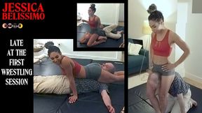 JESSCA BELISSIMO humiliates LATE WRESTLING OLD STUDENT (Deluxe edit) HD