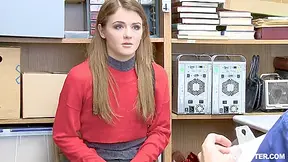 One More Teen 18+ In The Officers Office With Rosalyn Sphinx