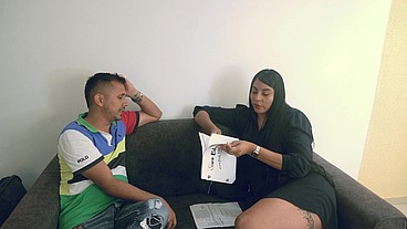 MILF teacher gets fucked by student in class outside the university