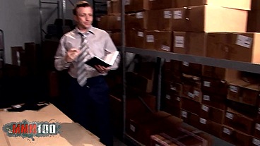 Emma Butt & Farrah Foxx get their pussies pounded in the warehouse