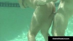 Pool Porn with Busty Charlee Chase!